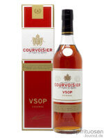 Courvoisier VSOP Verpackung und Flasche