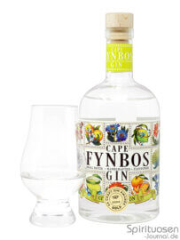 Cape Fynbos Gin Citrus Edition Glas und Flasche