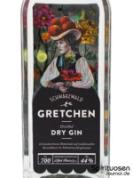 Schladerer Gretchen Dry Gin Vorderseite Etikett