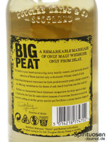 Big Peat Small Batch Rückseite Etikett