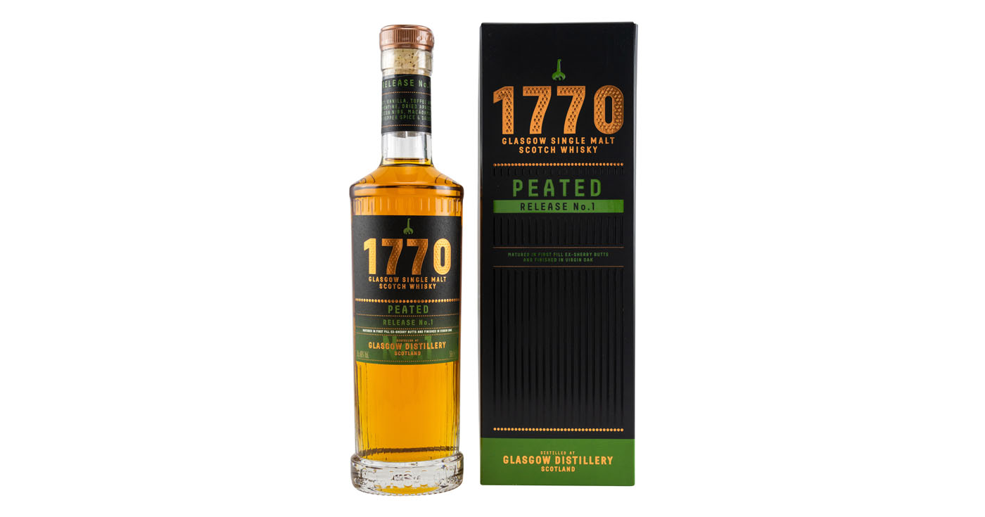 Stark getorft: Glasgow Distillery gibt erstes 1770 Peated Release frei