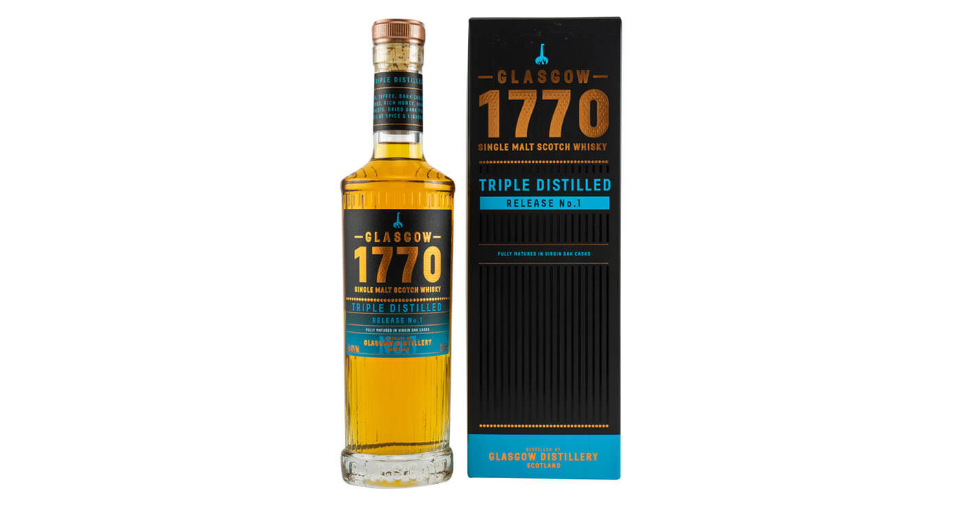 Dreifach gebrannt: Glasgow Distillery enthüllt 1770 Triple Distilled