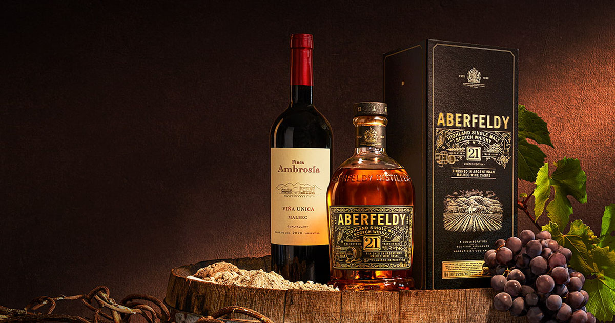 Finca Ambrosía: Aberfeldy 21 Jahre mit Argentinian Malbec Wine Cask Finish