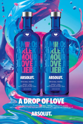 'A Drop of Love' - Absolut Vodka präsentiert Limited Edition