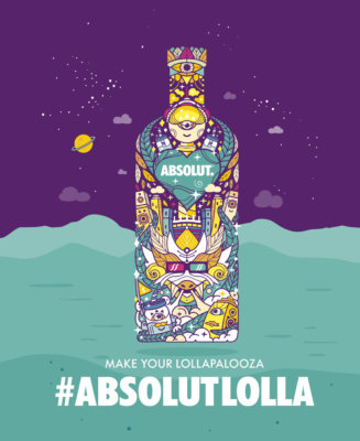 Absolut Vodka bietet Festival Edition für Lollapalooza Berlin an