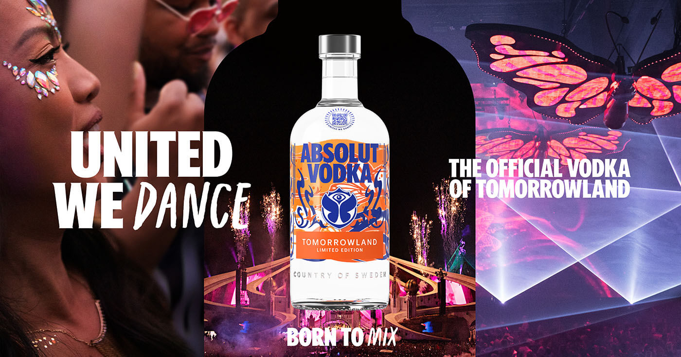 Designflasche: Absolut und Tomorrowland stellen Limited Edition 2023 vor