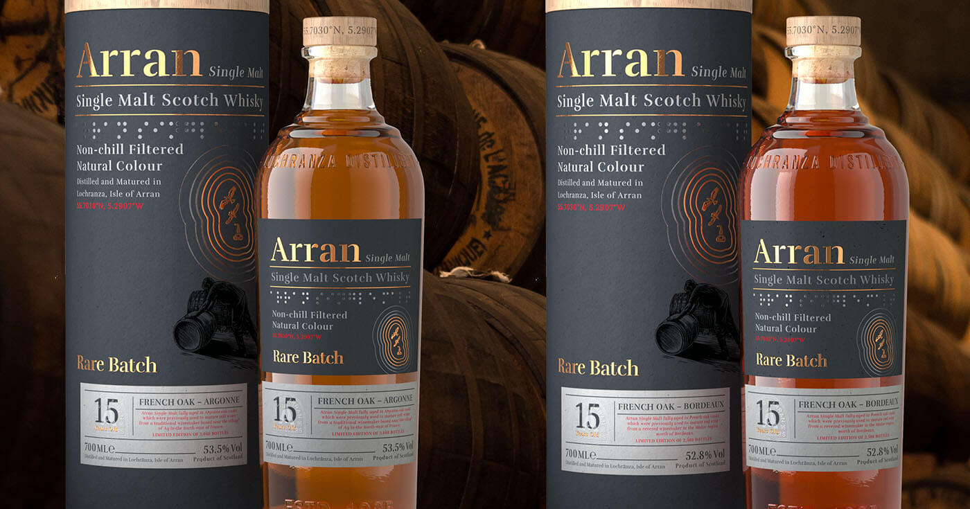 Zweimal French Oak: Isle of Arran Distillers starten „Rare Batch“-Series