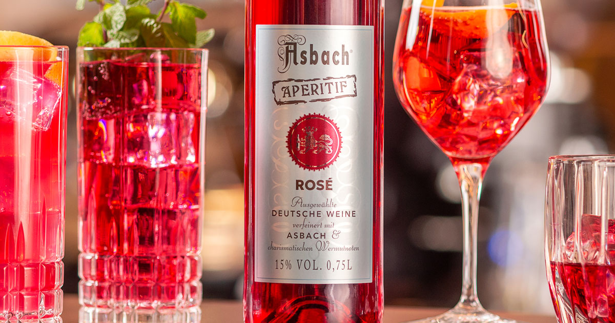 Cocktails: Fünf Drinks mit Asbach Aperitif Rosé
