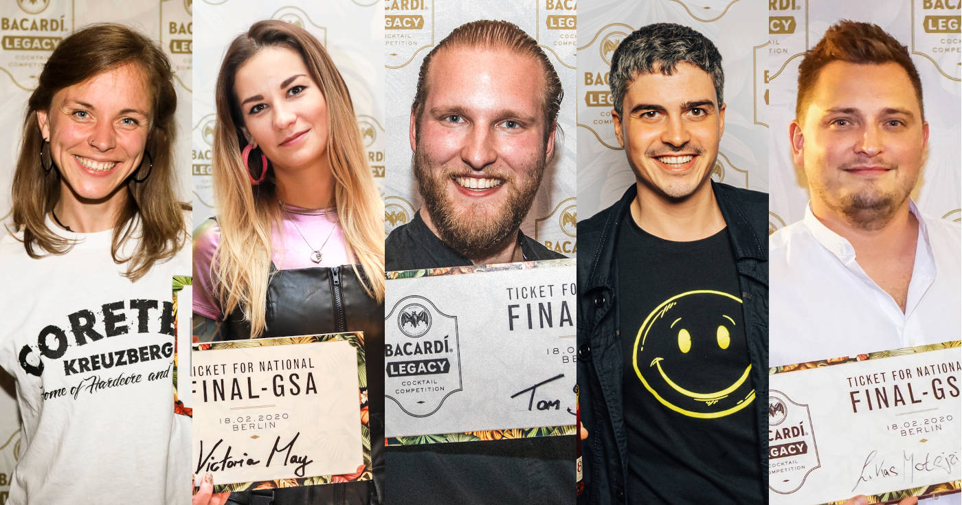 Bericht: Deutsche Kandidaten für die Bacardi Legacy Cocktail Competition 2020