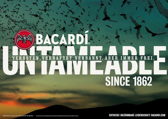 Bacardi startet am 21. April die Kampagne 'Untameable Since 1862'