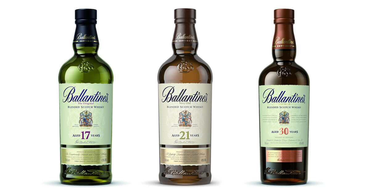 Blended Whisky: Ballantine’s 17 Jahre, 21 Jahre und 30 Jahre kommen nach Deutschland