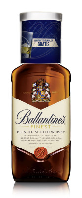 Ballantine's Finest mit Tumbler-Glas