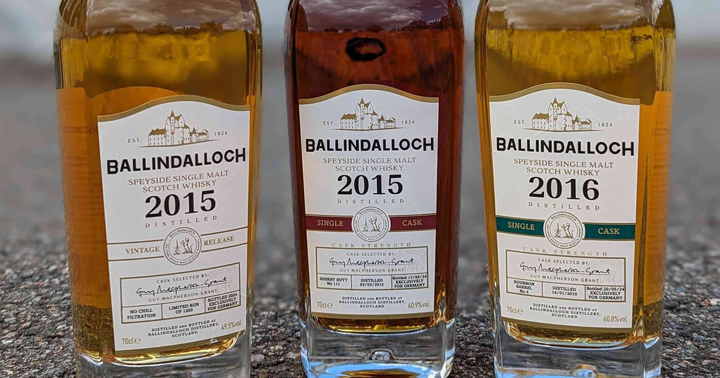 Premiere: Ballindalloch Distillery bringt Exklusivabfüllungen für Deutschland