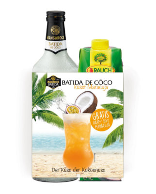 Batida de Côco mit sommerlicher On-Pack-Aktion