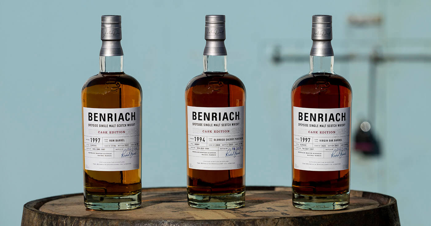 Dreimal Europa: BenRiach Distillery stellt Cask Edition Collection 2022 vor