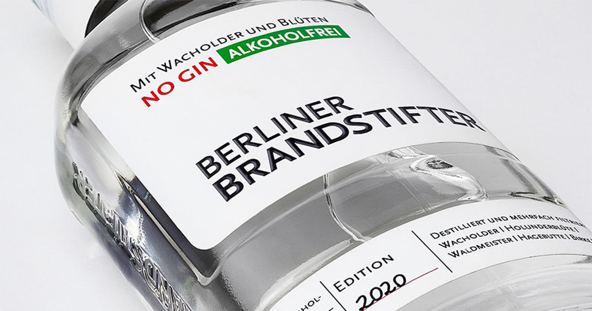 „No Gin“: Berliner Brandstifter launcht alkoholfreie Gin-Alternative