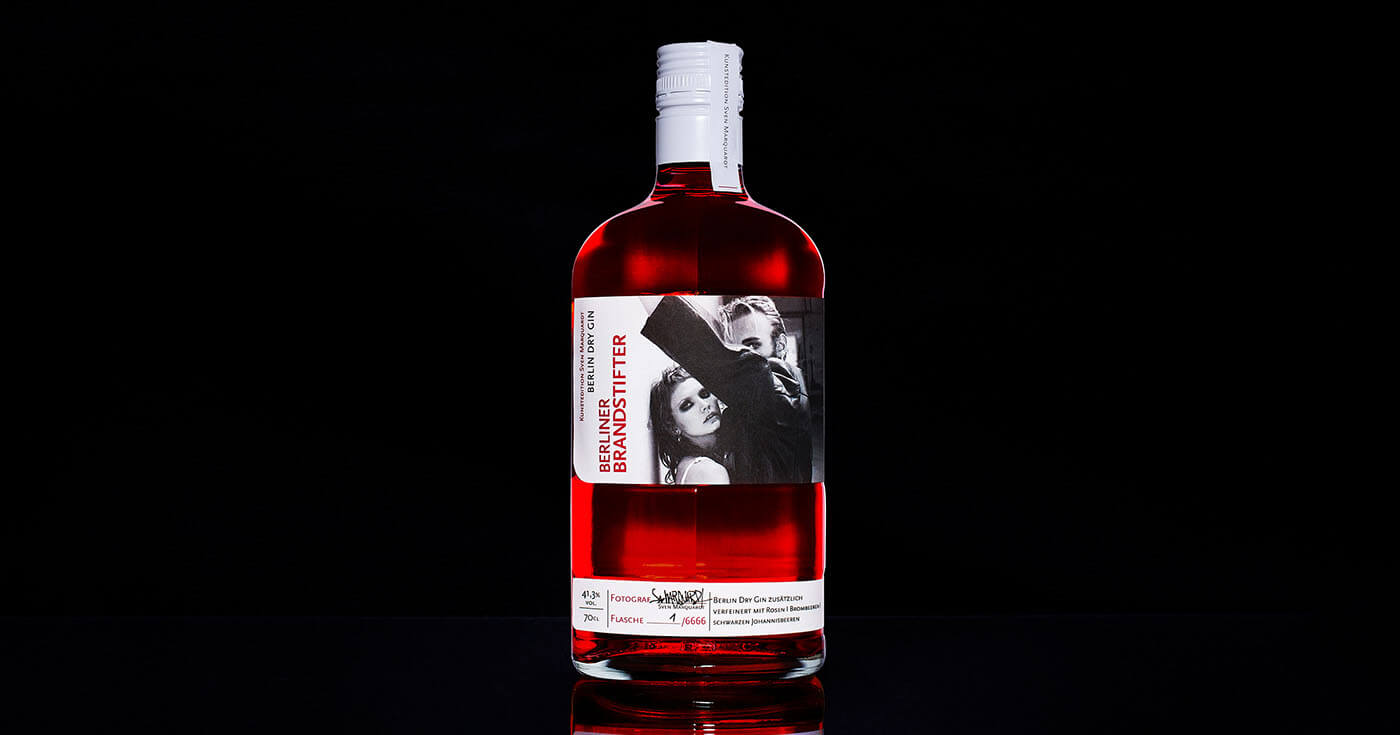 Berlin Dry Gin: Berliner Brandstifter x Sven Marquardt kreieren Kunstedition