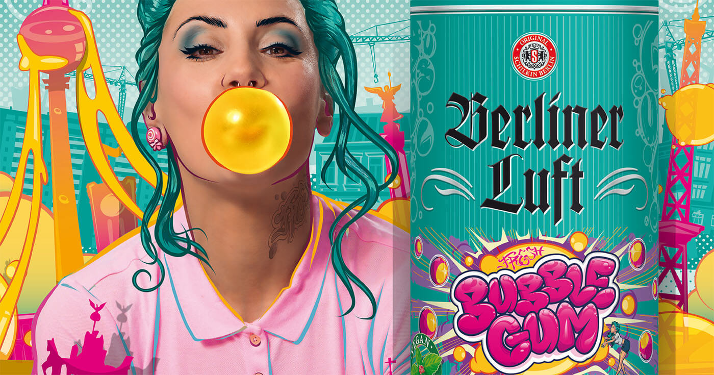 Pfefferminz x Kaugummi: Schilkin bringt Berliner Luft Bubble Gum