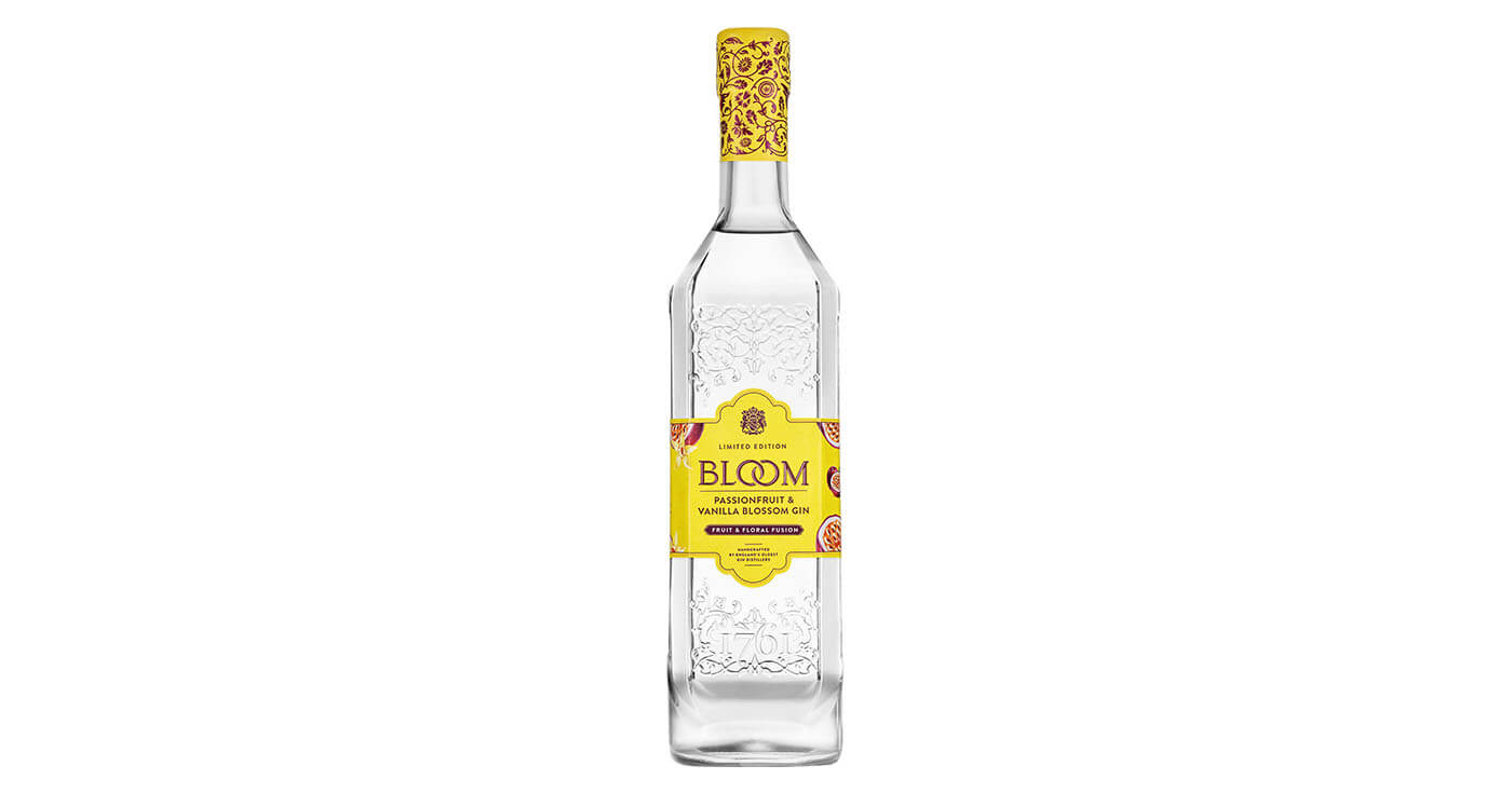 Line-Extension: Markteinführung des Bloom Passionfruit & Vanilla Blossom Gins