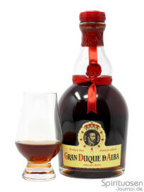 Gran Duque d'Alba Glas und Flasche