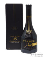 Torres 15 Reserva Privada Verpackung und Flasche