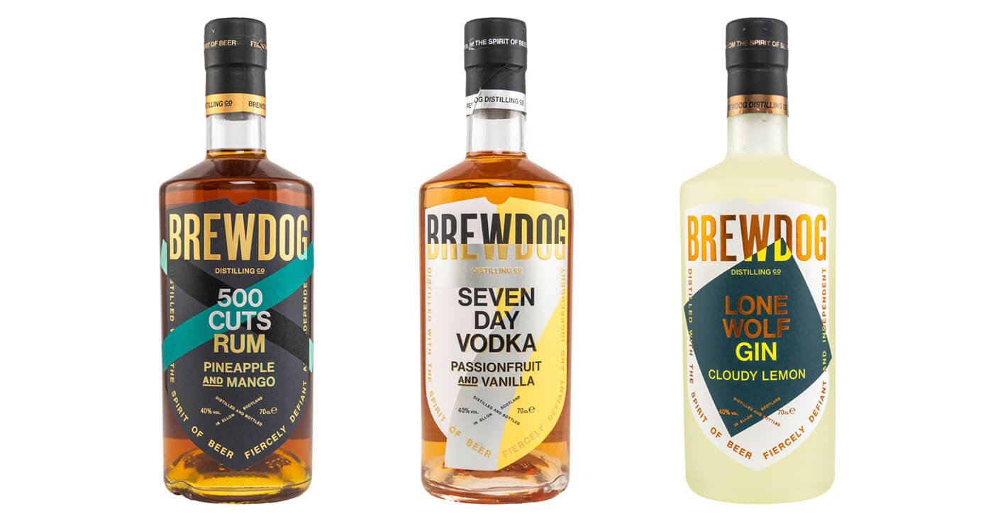 Gin, Rum und Vodka: BrewDog Distilling erweitert und redesignt Portfolio