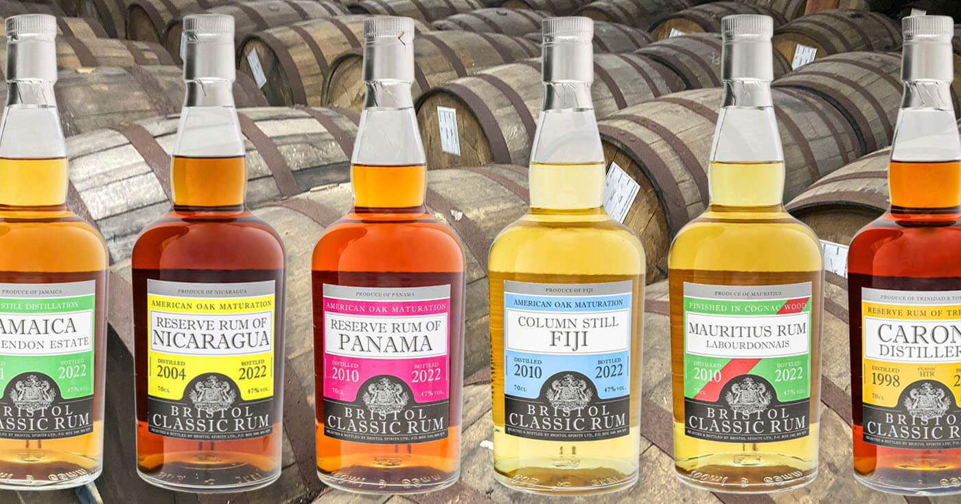 Classic Rum: Bristol Spirits enthüllt neun neue Abfüllungen