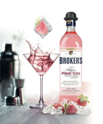 Broker's Pink Gin erreicht Fachhandel