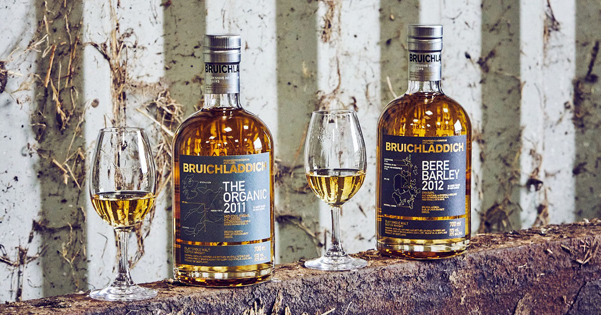 Neuzugänge: Bruichladdich stellt Bere Barley 2012 und The Organic 2011 vor