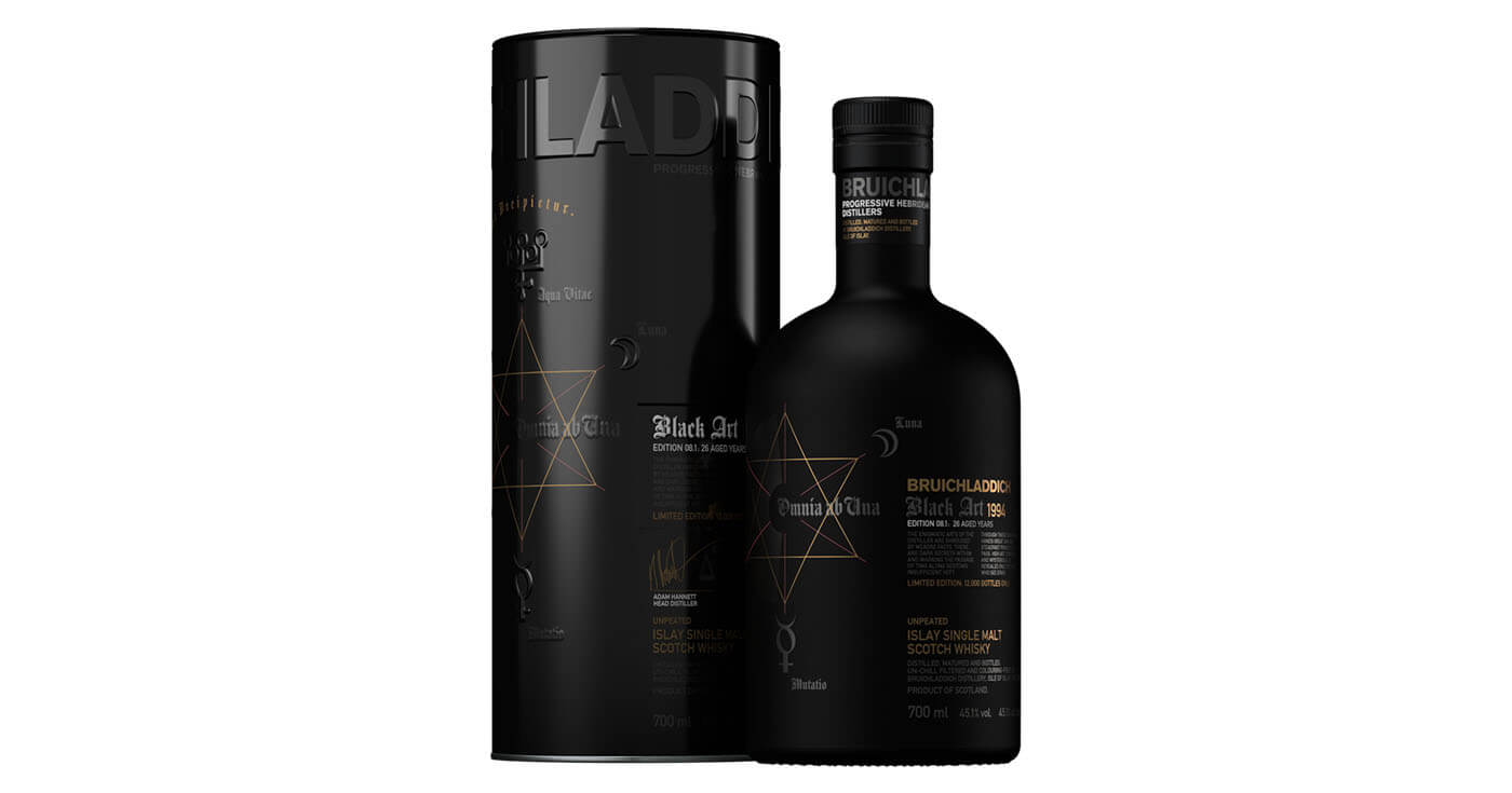 Brennjahr 1994: Bruichladdich Distillery enthüllt Black Art 08.1