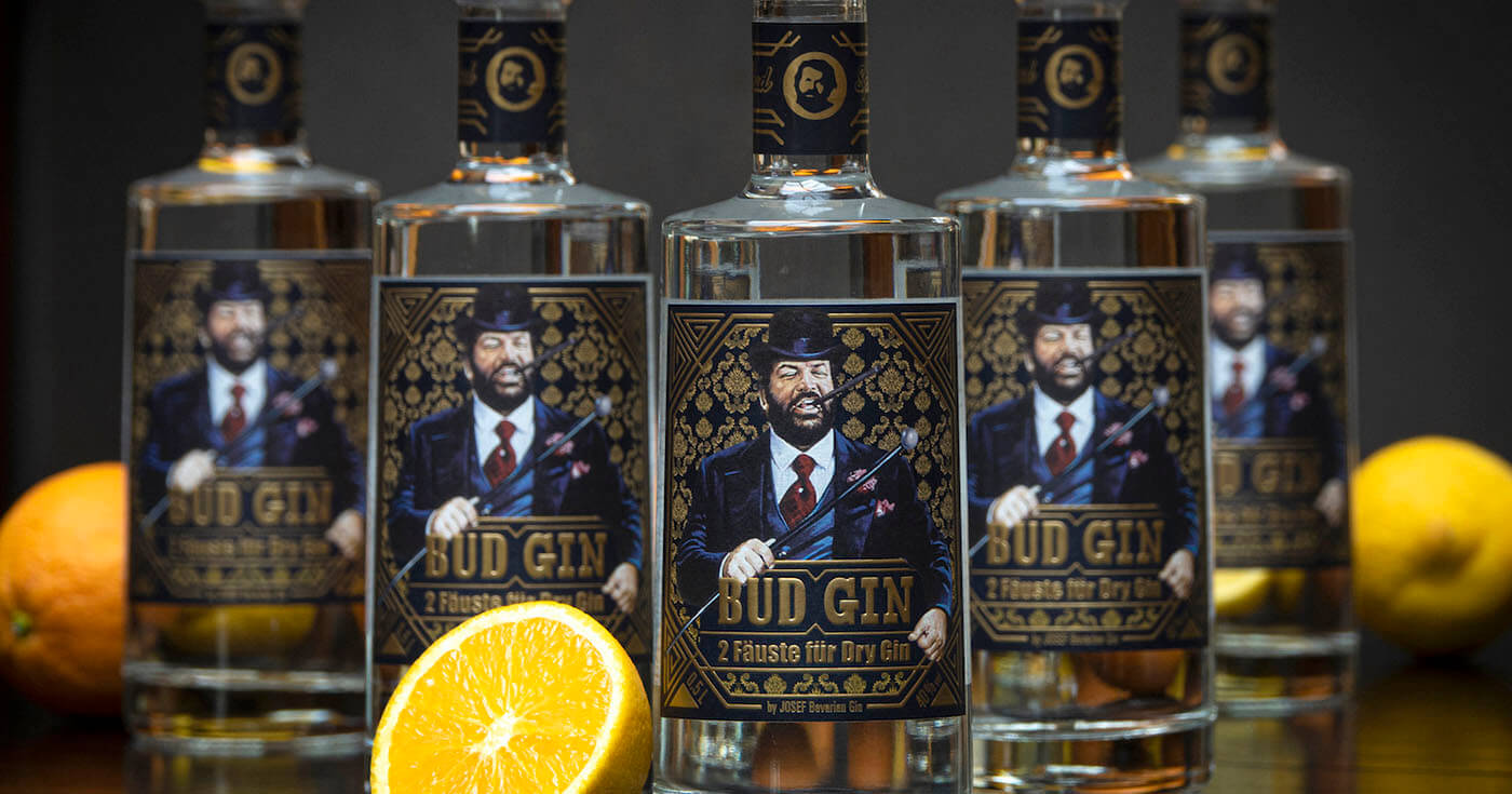 „Zwei Fäuste für Dry Gin“: Lantenhammer Destillerie kreiert Gin für Bud Spencer