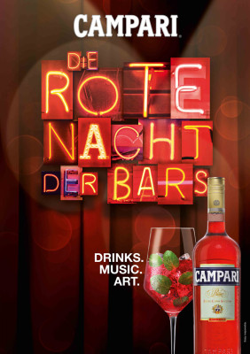 Camparis Eventreihe 'Rote Nacht der Bars' geht 2014 in Runde zwei