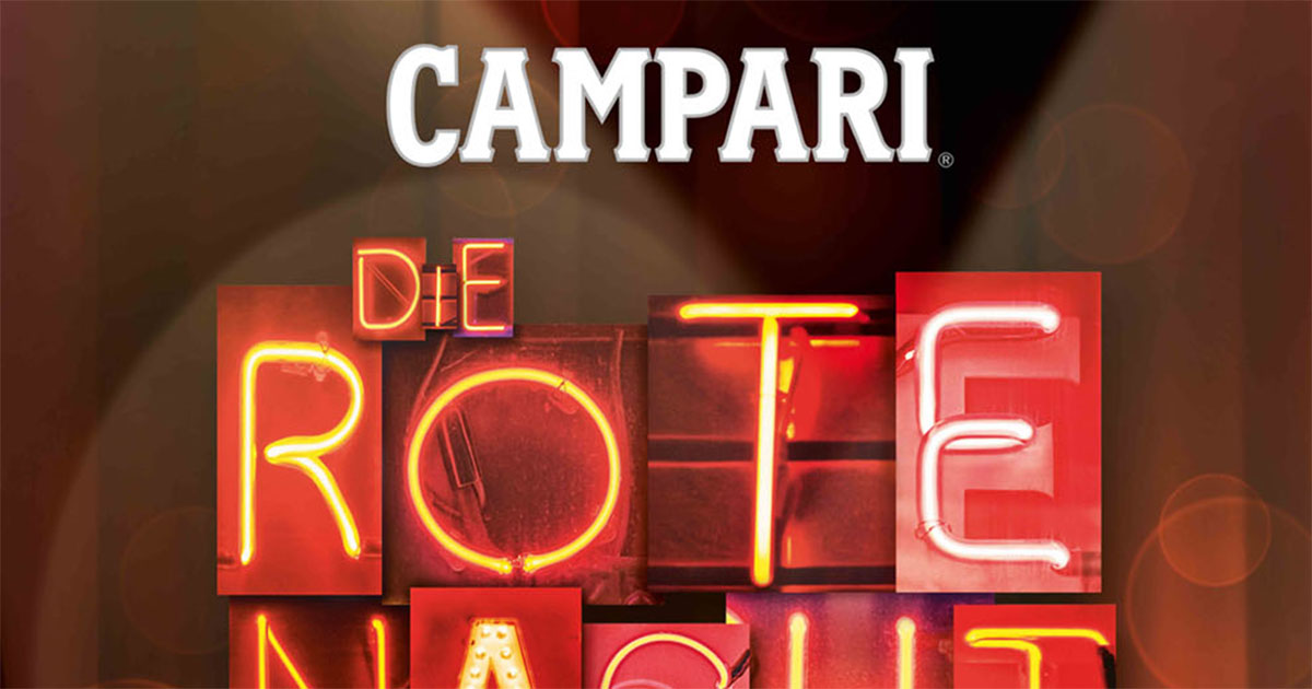„Rote Nacht der Bars“: Campari Eventreihe geht 2014 in Runde zwei