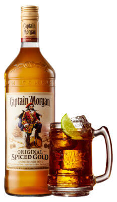 Captain Morgan mit Krug im On-Pack