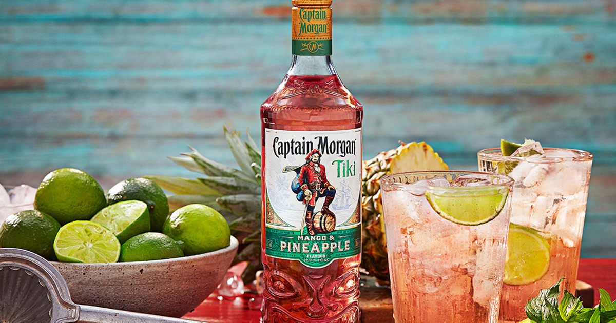Tropisch-fruchtig: Captain Morgan Tiki Mango & Pineapple bleibt auf Dauer