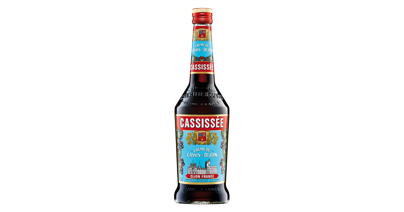 News: Cassissée Crème de Cassis de Dijon mit neuem Flaschendesign