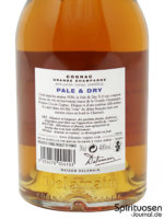 Delamain Pale & Dry X.O Rückseite Etikett
