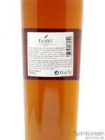 Cognac Frapin 1270 Rückseite Etikett