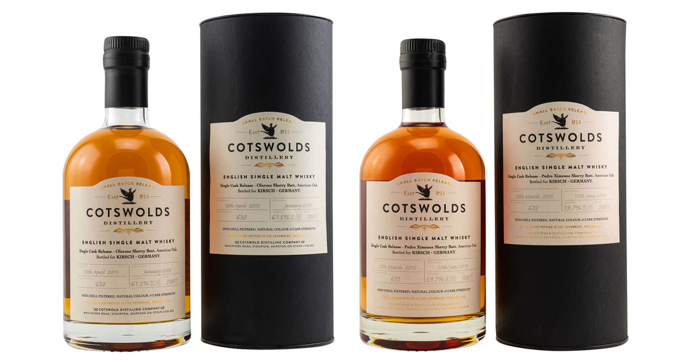 News: Cotswolds Distillery liefert zwei Single Casks für Deutschland