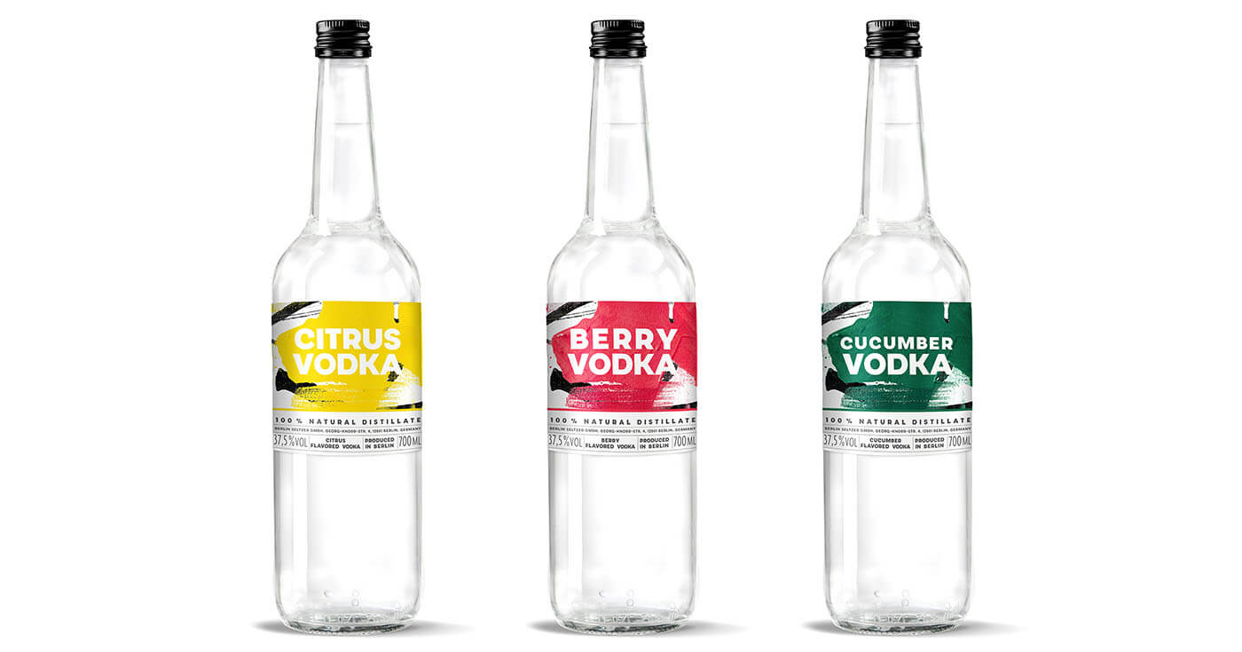 Natürlich und ungesüßt: DSM präsentiert drei Flavored Vodkas by Berlin Seltzer