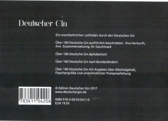 'Deutscher Gin' - neues Hardcover stellt 188 regionale Gins vor