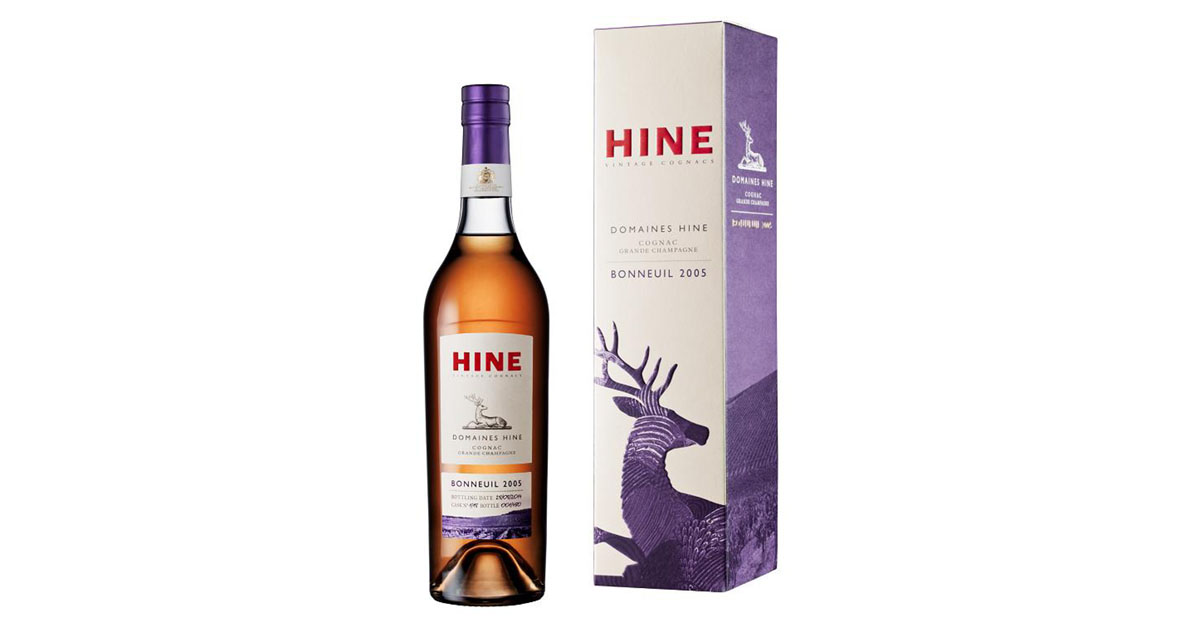 Grande Champagne: Hine Cognac launcht neuen Domaines Hine Bonneuil 2005