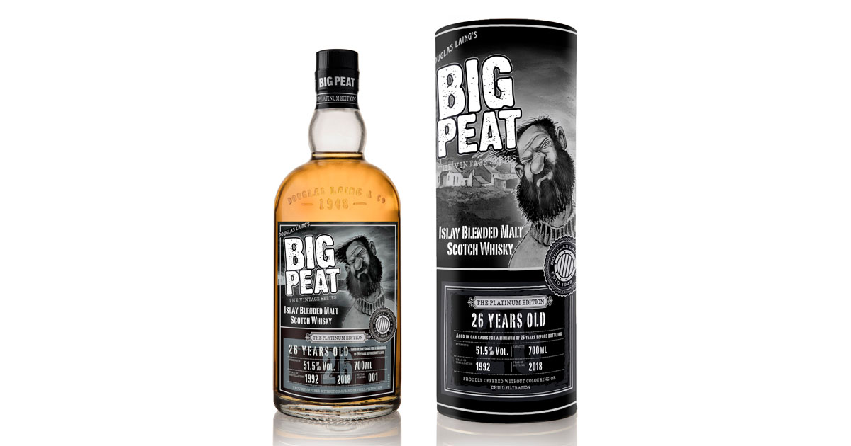 News: Big Peat 26 Jahre „The Platinum Edition“ by Douglas Laing gelauncht