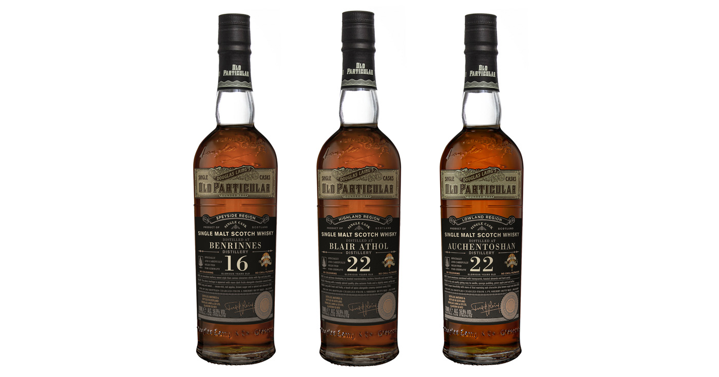 News: Douglas Laing mit drei Old Particular Single Casks exklusiv für Deutschland