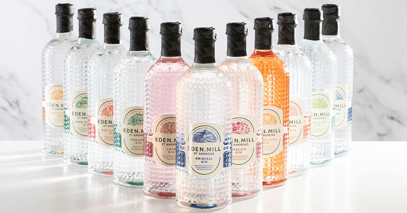 Mit zehn Varianten: Eden Mill relauncht und redesignt Premium Gin Range