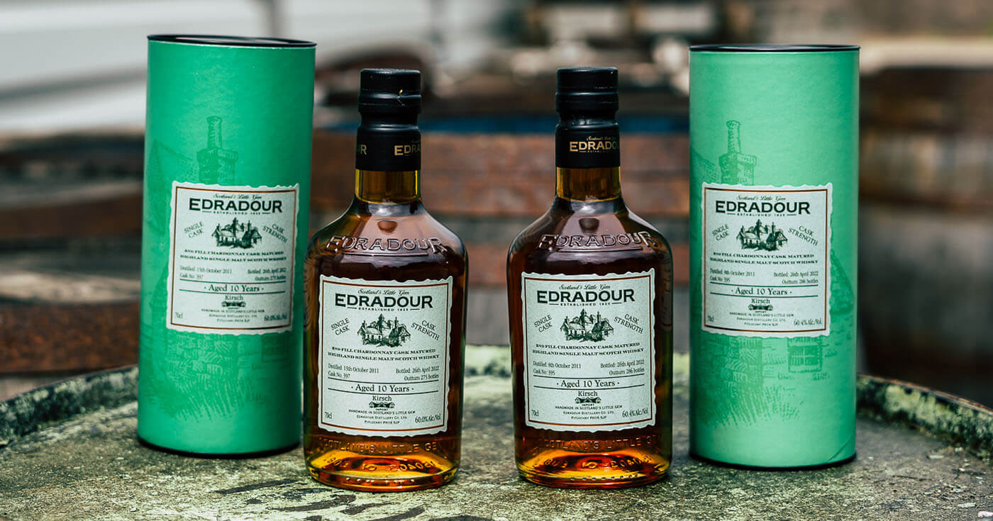 Bottled for Kirsch Import: Edradour bringt drei neue Single Casks