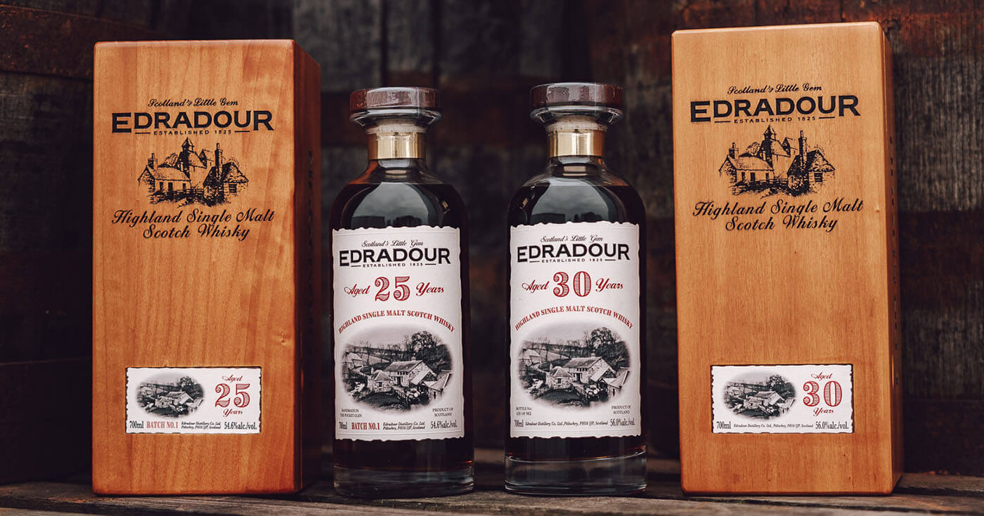 Core Range: Edradour Distillery launcht 25- und 30-jährige Single Malts
