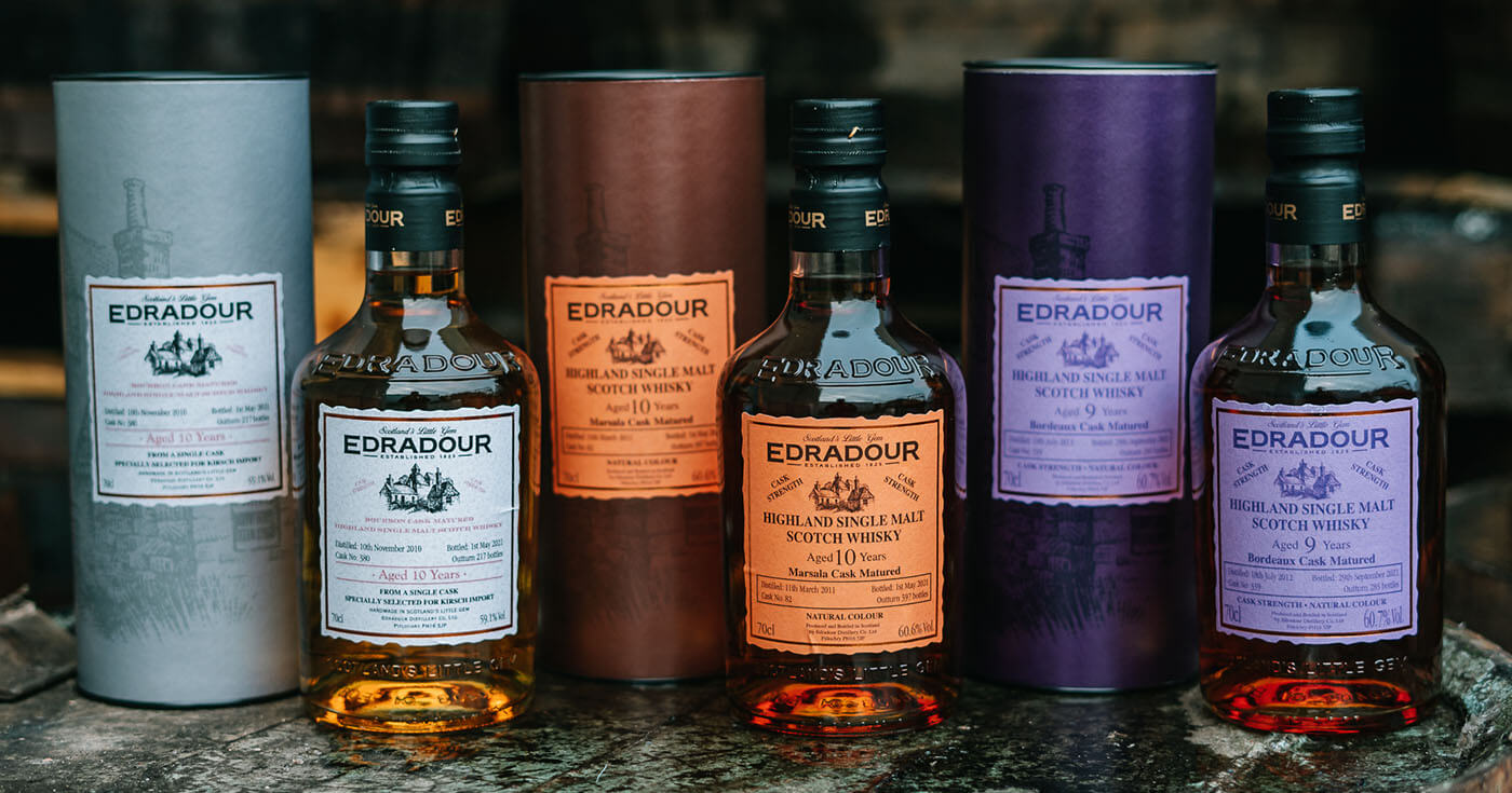 Aus 2021: Edradour Distillery präsentiert drei neue Single Casks