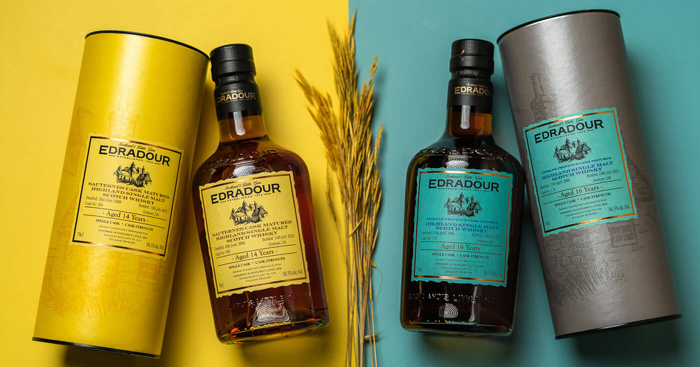 Weinige Fässer: Edradour Distillery bringt zwei neue Single Casks