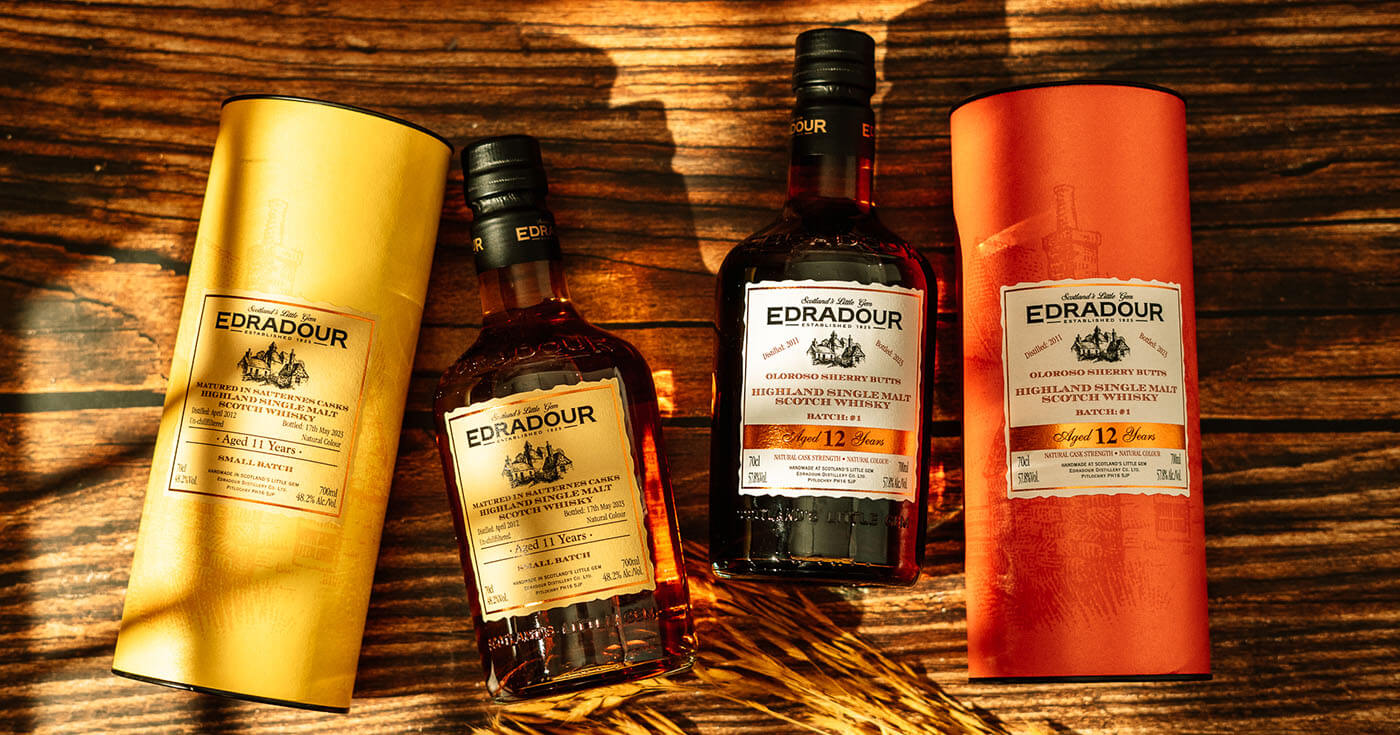 Vollreifungen: Edradour Distillery bringt zwei neue Small Batch Bottlings